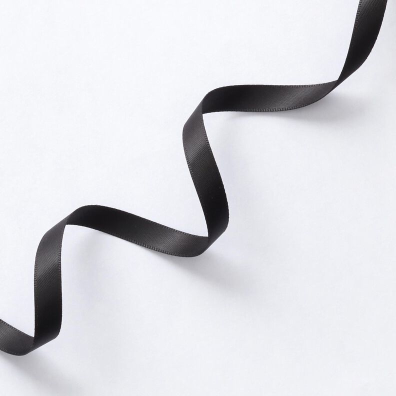 Satinbånd [9 mm] – sort,  image number 3