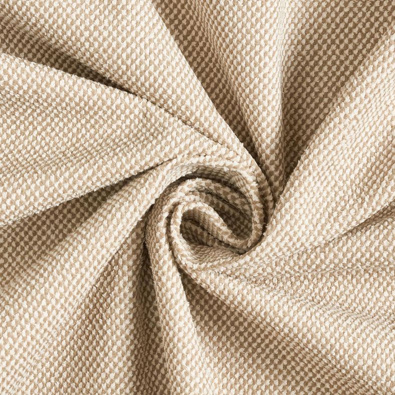 Polsterstof Melange blød – mørkebeige,  image number 1