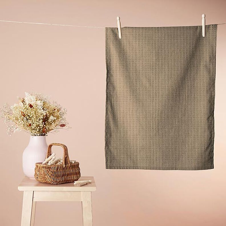 Vaffelpiqué – beige,  image number 6