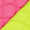 Quiltstof bølgemønstrede firkanter – neonpink/neongul,  thumbnail number 4