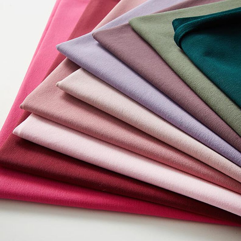 Let French Terry ensfarvet – lyseblå,  image number 10