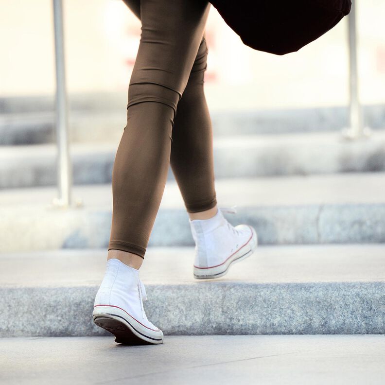 Kunstlæder med velourbagside  – mørkebrun,  image number 7