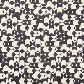 Suede runde former – natur/natblå, 