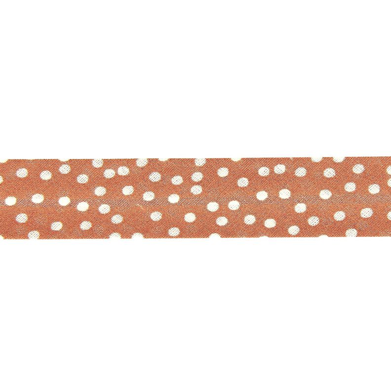Skråbånd Spredte prikker [20 mm] – terracotta,  image number 1
