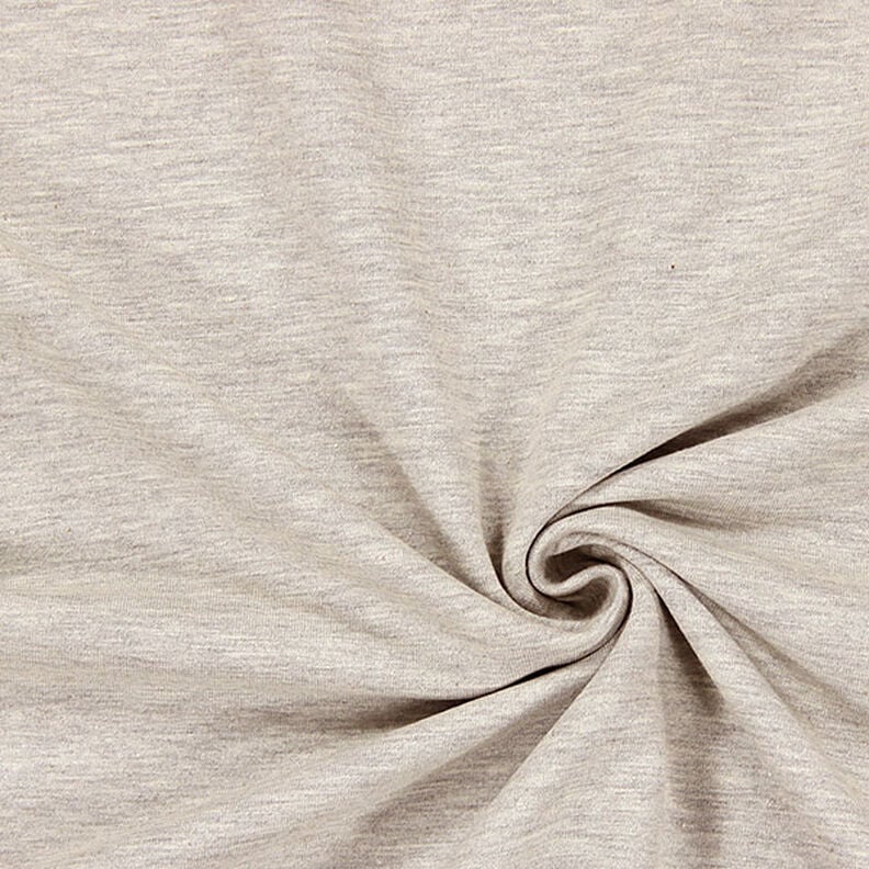 Let French Terry Melange – lysegrå,  image number 1