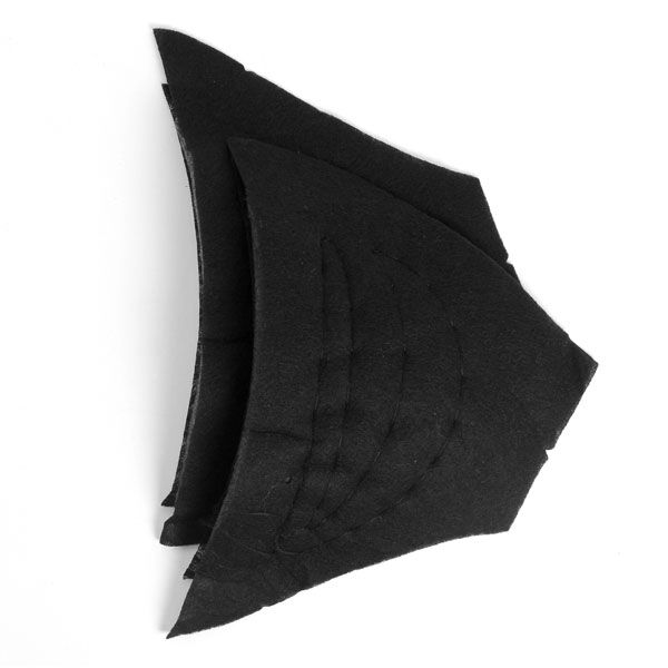 Skulderpuder til frakke & jakke 2 – sort | YKK,  image number 1
