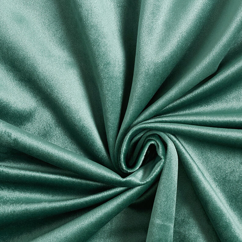Dekorationsstof fløjl – grøn,  image number 1
