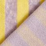 Frottéstof Bambus blokstriber – gul/syren,  thumbnail number 5
