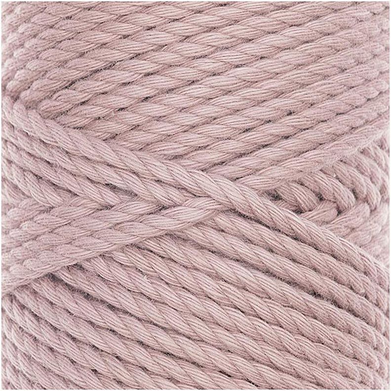 Creative Cotton Cord Skinny Makramé-garn [3mm] | Rico Design – gammelrosa,  image number 2