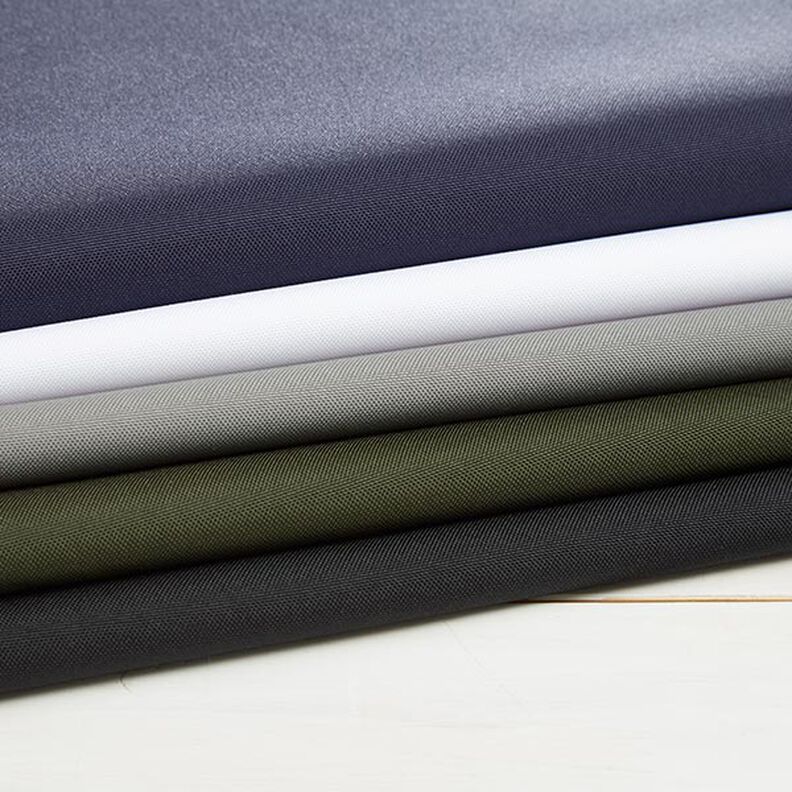 Outdoor stof Panama Ensfarvet – grå,  image number 6