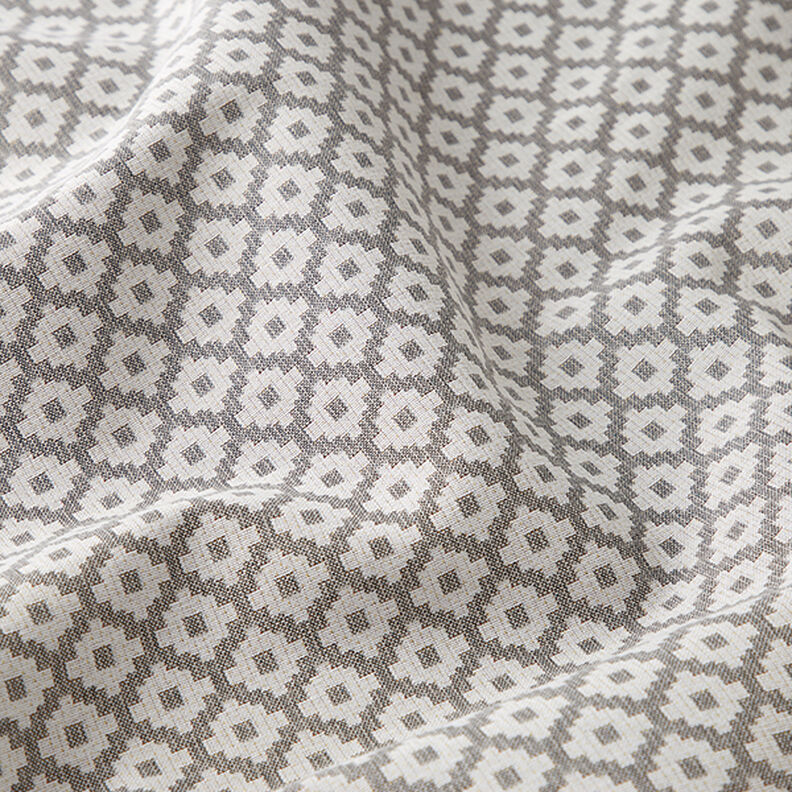 Outdoorstof jacquard Romber – grå,  image number 2