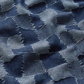 Jeansstof patchwork – jeansblå, 