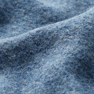Uld-walkloden Melange – jeansblå, 