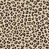 Dekorationsstof Gobelin Leopard – lysebeige/sort,  thumbnail number 1