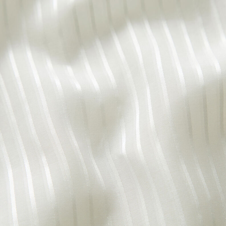 Voile silkemiks satin-striber – hvid,  image number 2
