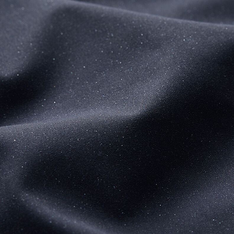 Stof til regnjakker Glitter – marineblå,  image number 3
