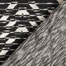strikjacquard geometrisk mønster – sort/hvid,  thumbnail number 5
