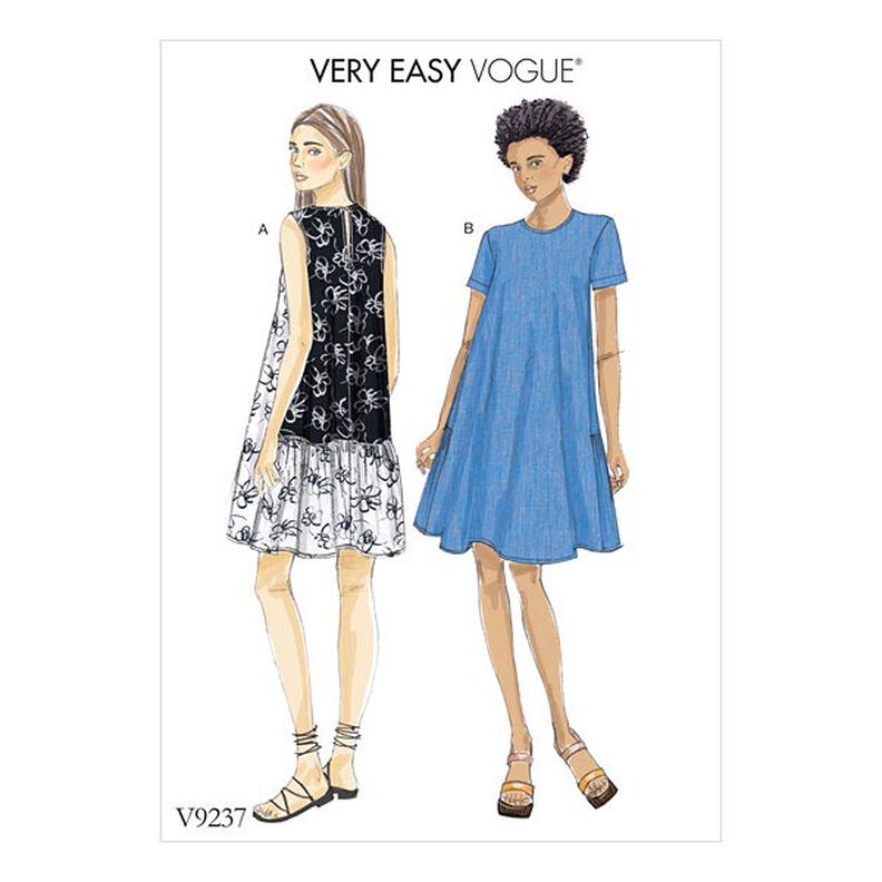 A-linje-kjole, Vogue 9237 | XS - M,  image number 1