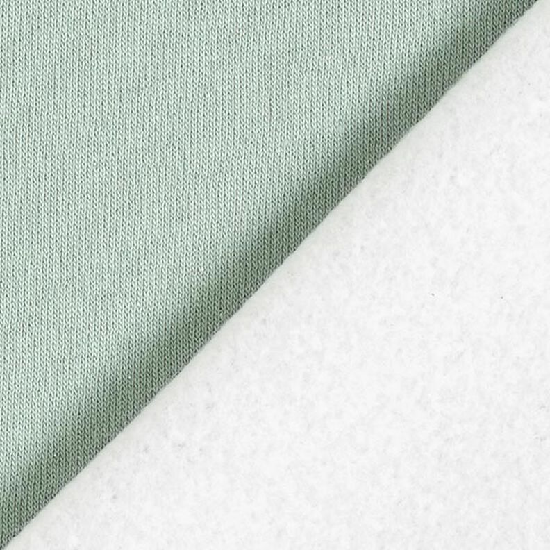 Sweatshirt lodden ensfarvet Lurex – reed/sølv,  image number 4