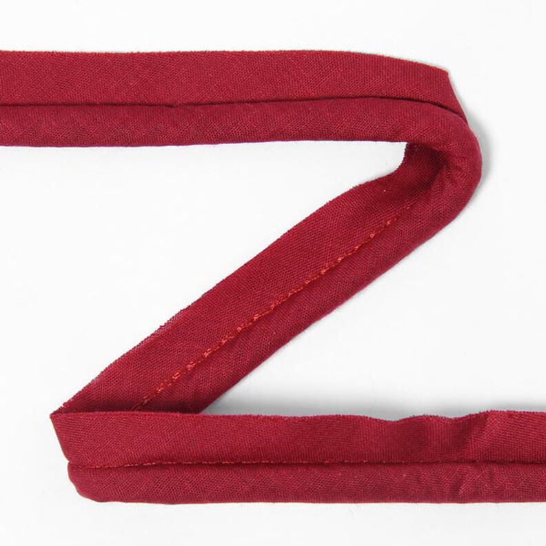Pipingbånd af bomuld [20 mm] - rød,  image number 1