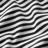 Bomuldsjersey smalle Striber – sort/hvid,  thumbnail number 2