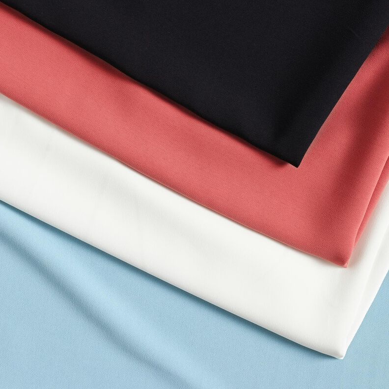 Blusestof ensfarvet – lyseblå,  image number 4