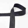Elastisk kantbånd (skråbånd) blank [20 mm] – sort,  thumbnail number 1