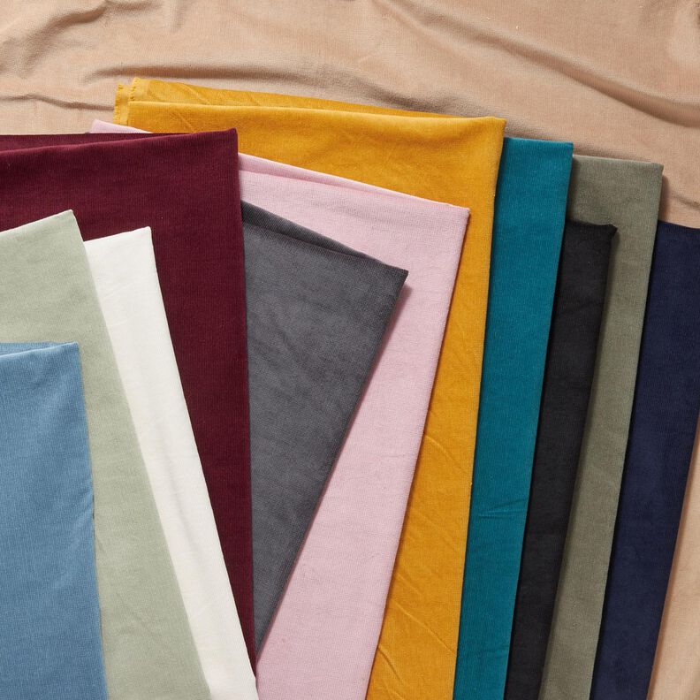 Fin fløjl stretch – gammelrosa,  image number 5