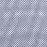 Bomuldspoplin Mini polkaprikker – stålblå/hvid,  thumbnail number 1
