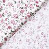 Bomuldspoplin fine roser – hvid/malve,  thumbnail number 4