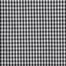Bomuldsstof Vichy tern 0,5 cm – sort/hvid,  thumbnail number 1