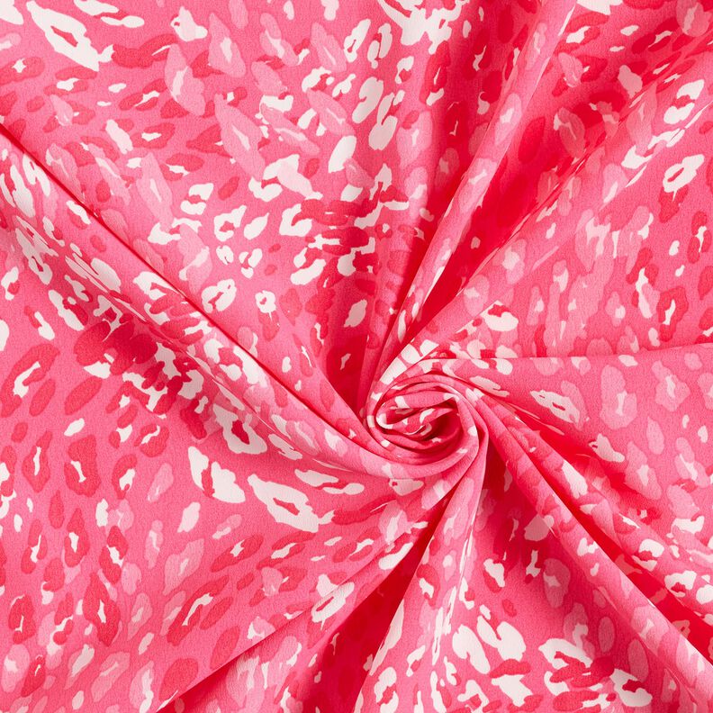 crepestof abstrakt leomønster – intens pink,  image number 3