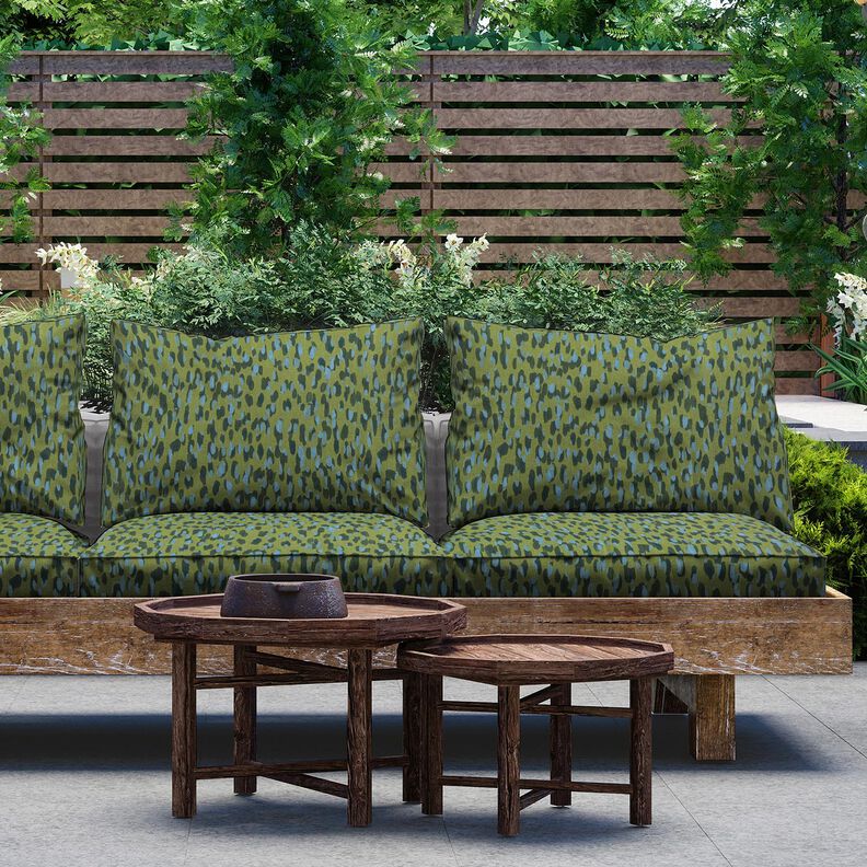 Outdoor stof Canvas store klatter – pinje/blå,  image number 5