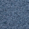 Frakkestof uldblanding zigzag – marineblå,  thumbnail number 1