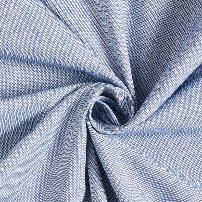 Dekorationsstof Halvpanama tofarvet – kongeblå/natur,  image number 1