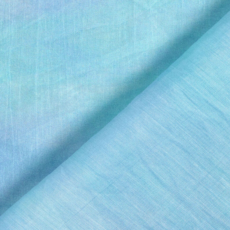 Let tencel batik – aquablå,  image number 5