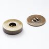 Magnetknap [  Ø18 mm ] – gammelguld metallisk,  thumbnail number 1