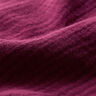 Musselin/Dobbelt-Crincle stof – bordeaux,  thumbnail number 3