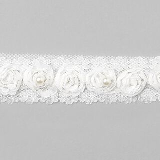 Blomsterbort [30 mm] - hvid, 