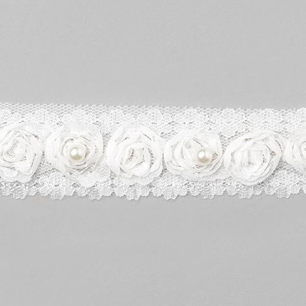 Blomsterbort [30 mm] - hvid,  image number 1