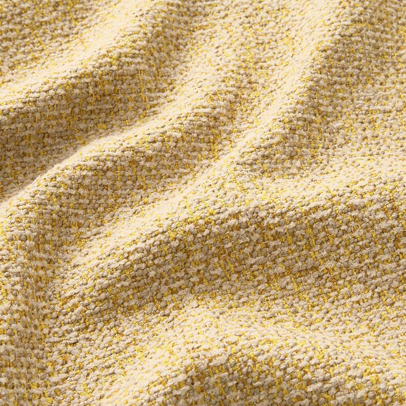 Polsterstof farverigt vævet – solgul/natur,  image number 2