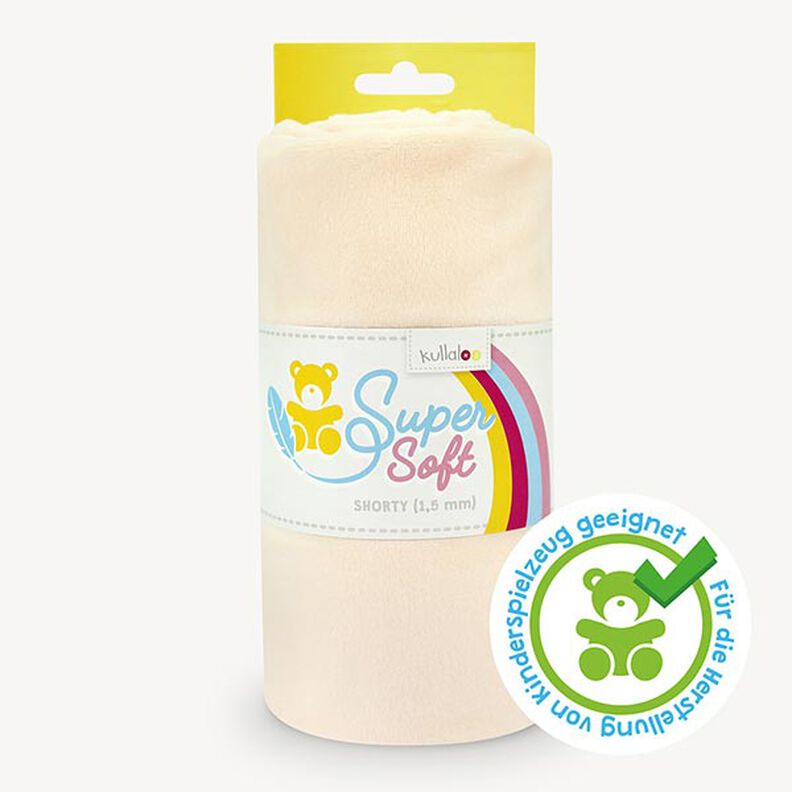Plys SuperSoft SHORTY [ 1 x 0,75 m | 1,5 mm ] - natur | Kullaloo,  image number 1