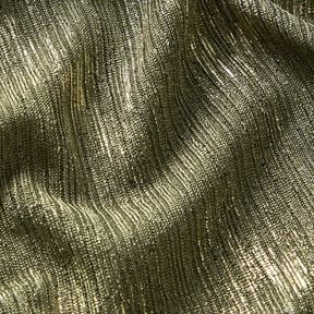 Finstrik guld zigzag – kaki/gold metallic, 