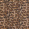 Imprægneret voksdug fint leopardmønster – brun/sort,  thumbnail number 1