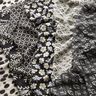 Chiffon art deco-mønster – sort/hvid,  thumbnail number 5