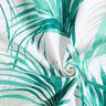 Dekorationsstof Panama palmeblade &ndash; hvid/smaragdgr&oslash;n,  thumbnail number 3