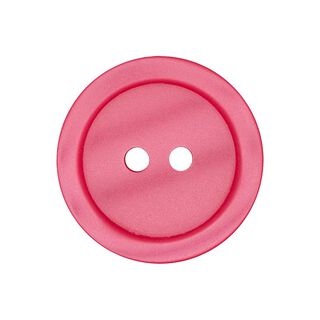 Plastknap 2-huls Basic - pink, 
