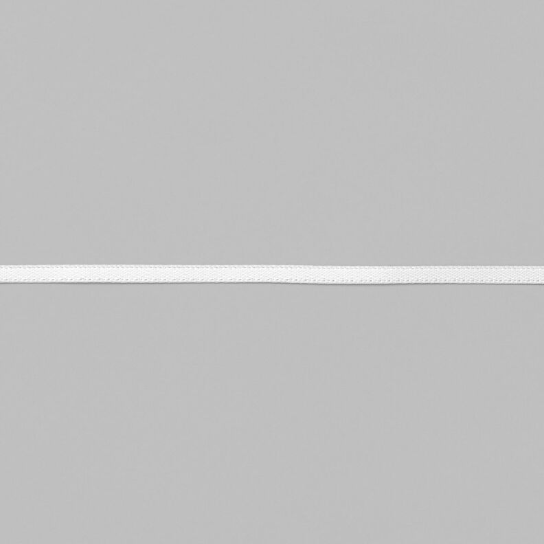 Satinbånd [3 mm] – hvid,  image number 1