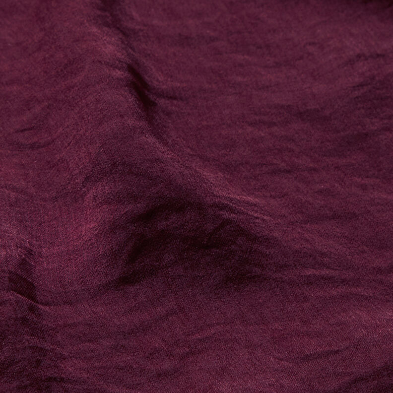 Let blusestof crinkle ensfarvet – merlot,  image number 2