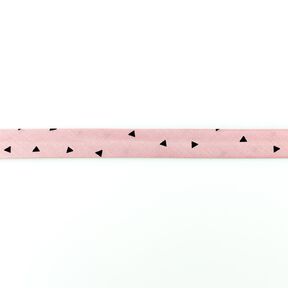 Skråbånd Trekanter [20 mm] – rosa/sort, 